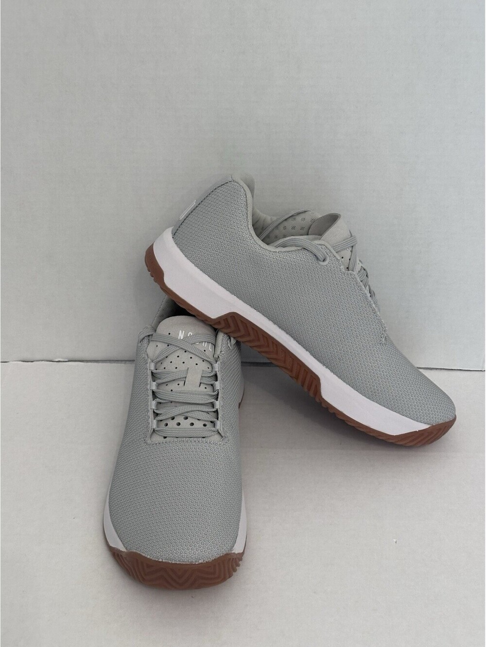 Nobull SF Trainer+ Low Crossfit Shoes Sneakers Grey & Gum Men's 10.5 Women's 12